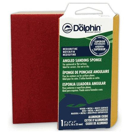Dolphin - Dual Angle Medium/Fine Carded Sanding Sponge