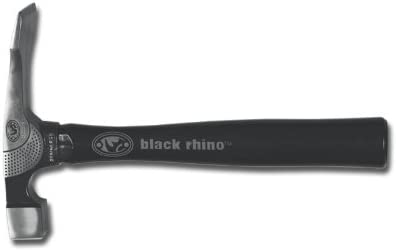 Black Rhino Stainless Steel Brick Layer Hammer