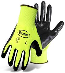 Boss Hi-Vis Gloves