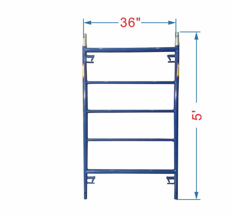 Scaffolding Frame 3' x 5' Ladder, Electroplated