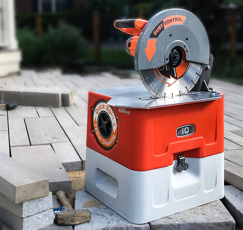 IQ360 14" Masonry Saw with built in Vacuum System