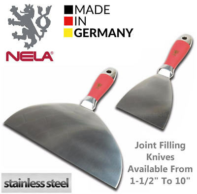 NELA Stainless Steel Taping Knife with Anti Slip Handle