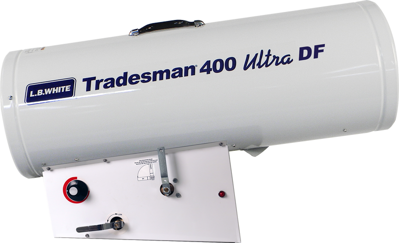 L.B. White Tradesman 400 Ultra DF Portable Temp. Gas Heater