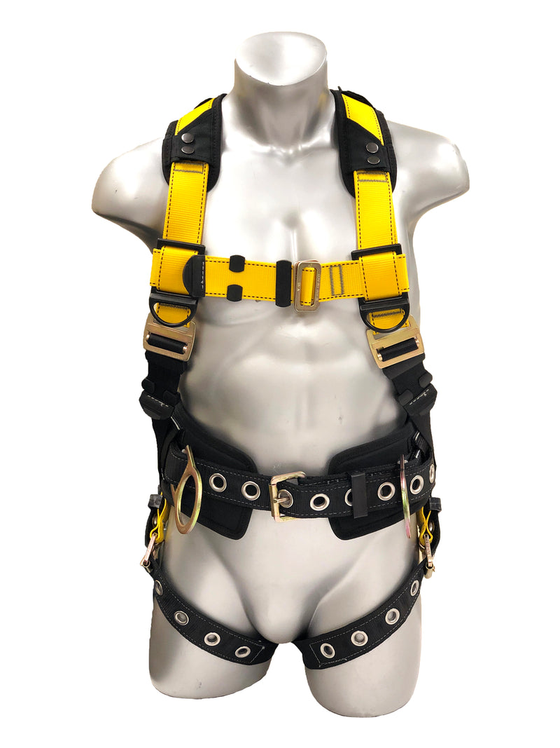 Guardian Full Body Harness with Polyester Webbing & Waist Pad